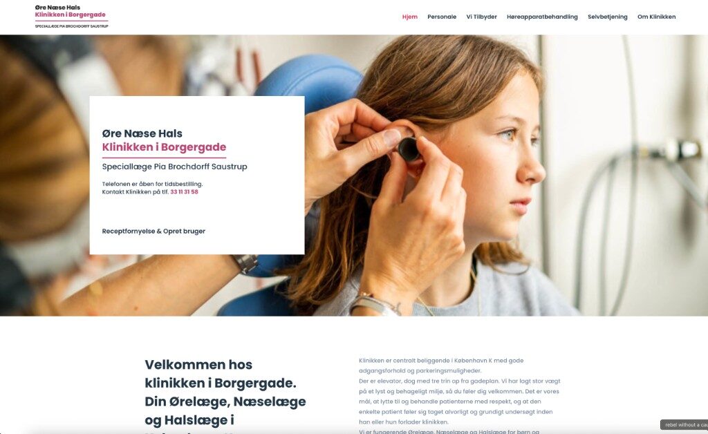 Øre Næse Hals Klinikken i Borgergade