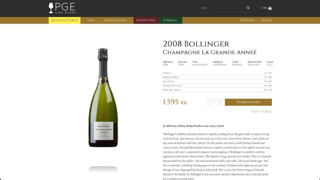 PGE Fine Wines